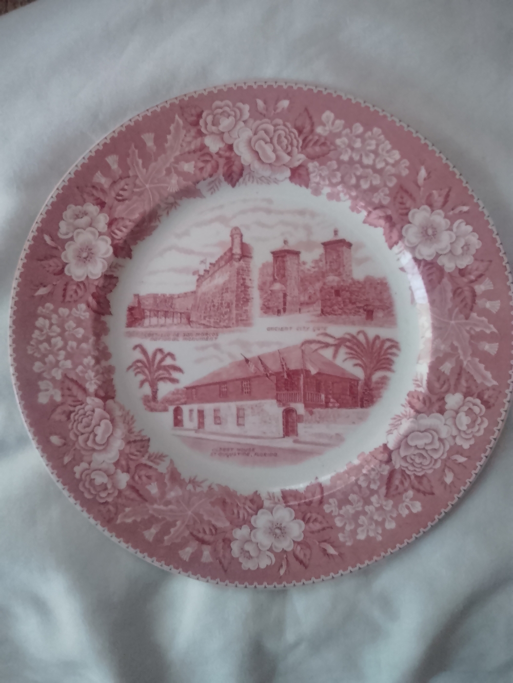 Old English Staffordshire St.Augustine Decorative Plate